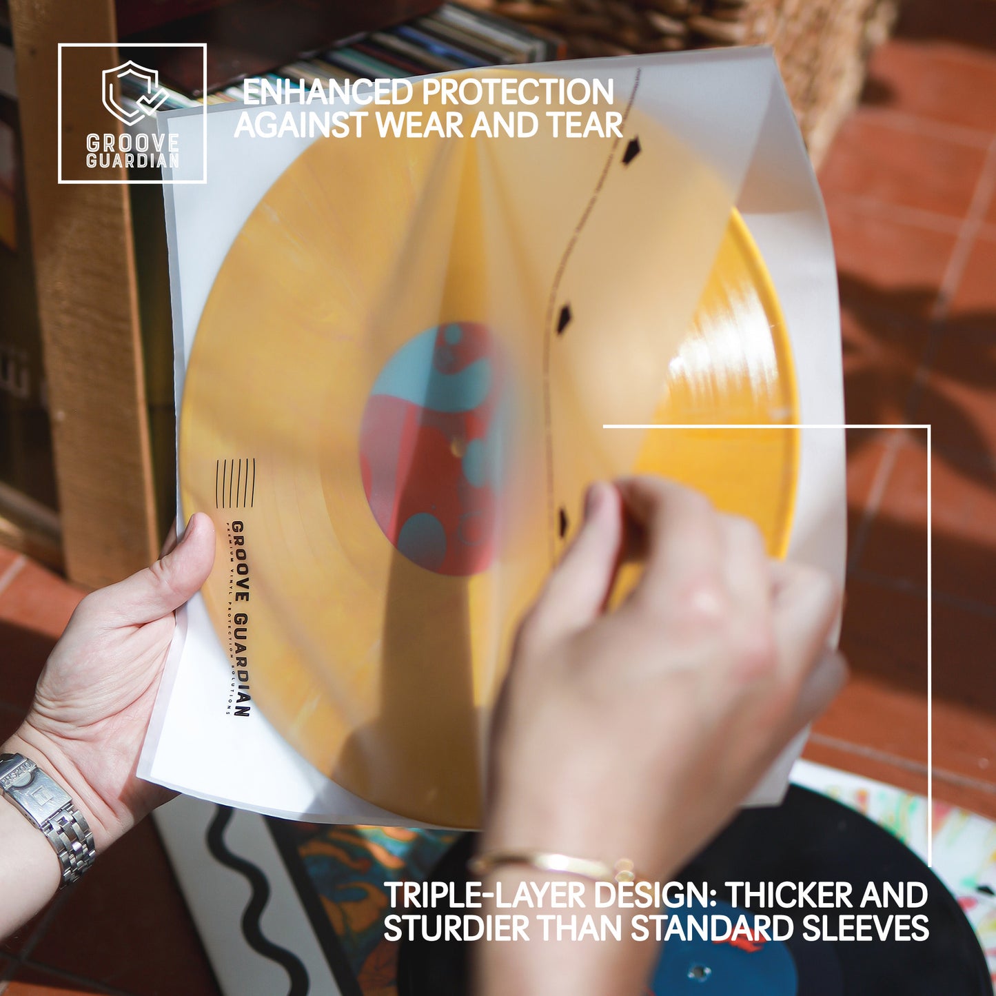 Premium 12" LP Inner Record Sleeves - Groove Guardian