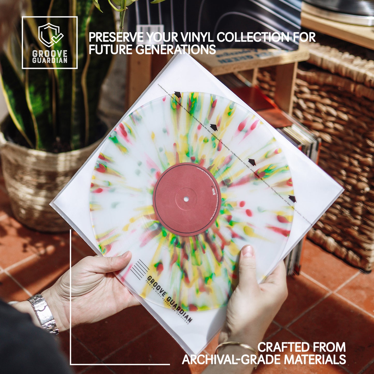 Premium 12" LP Inner Record Sleeves - Groove Guardian