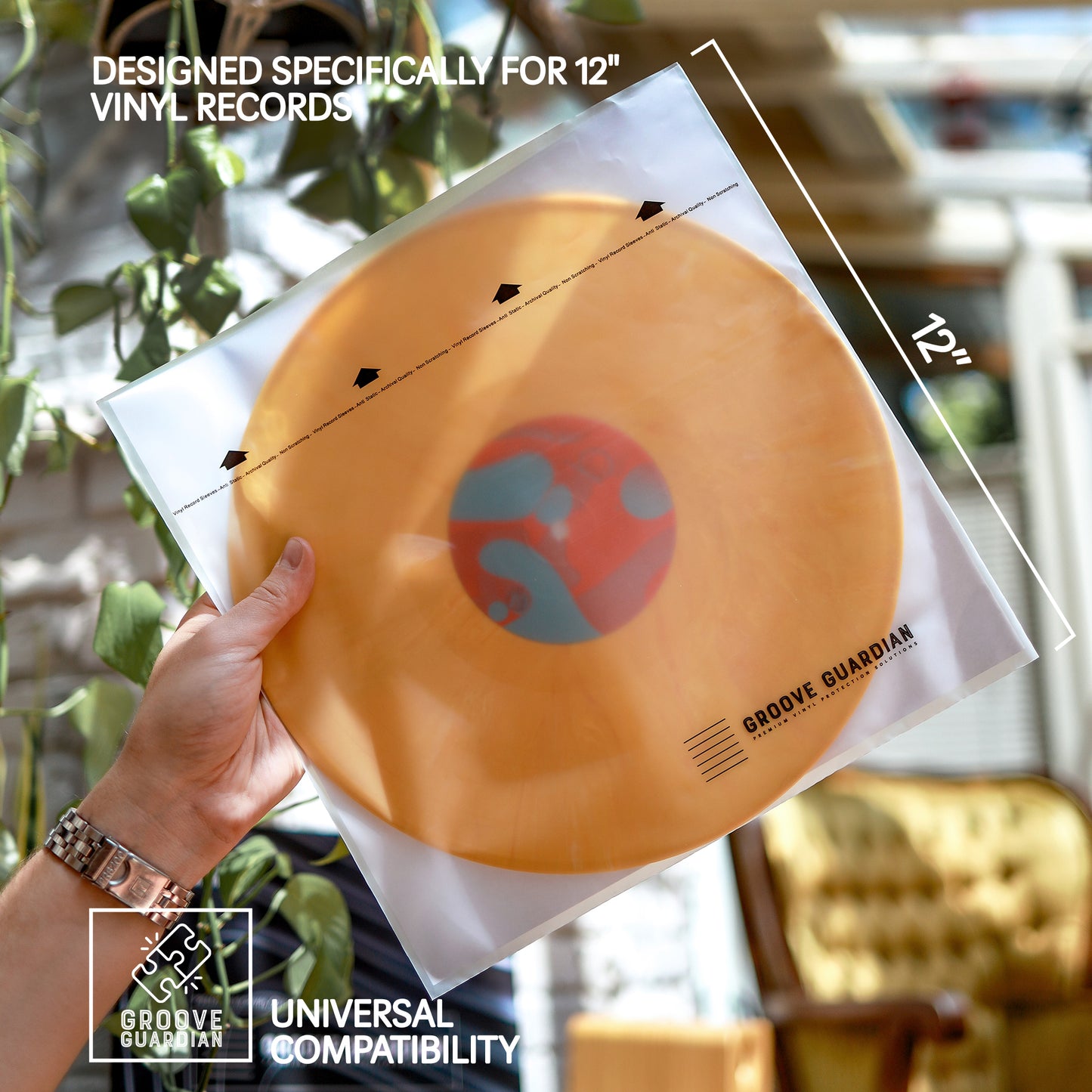 Premium 12" LP Inner Record Sleeves - Groove Guardian