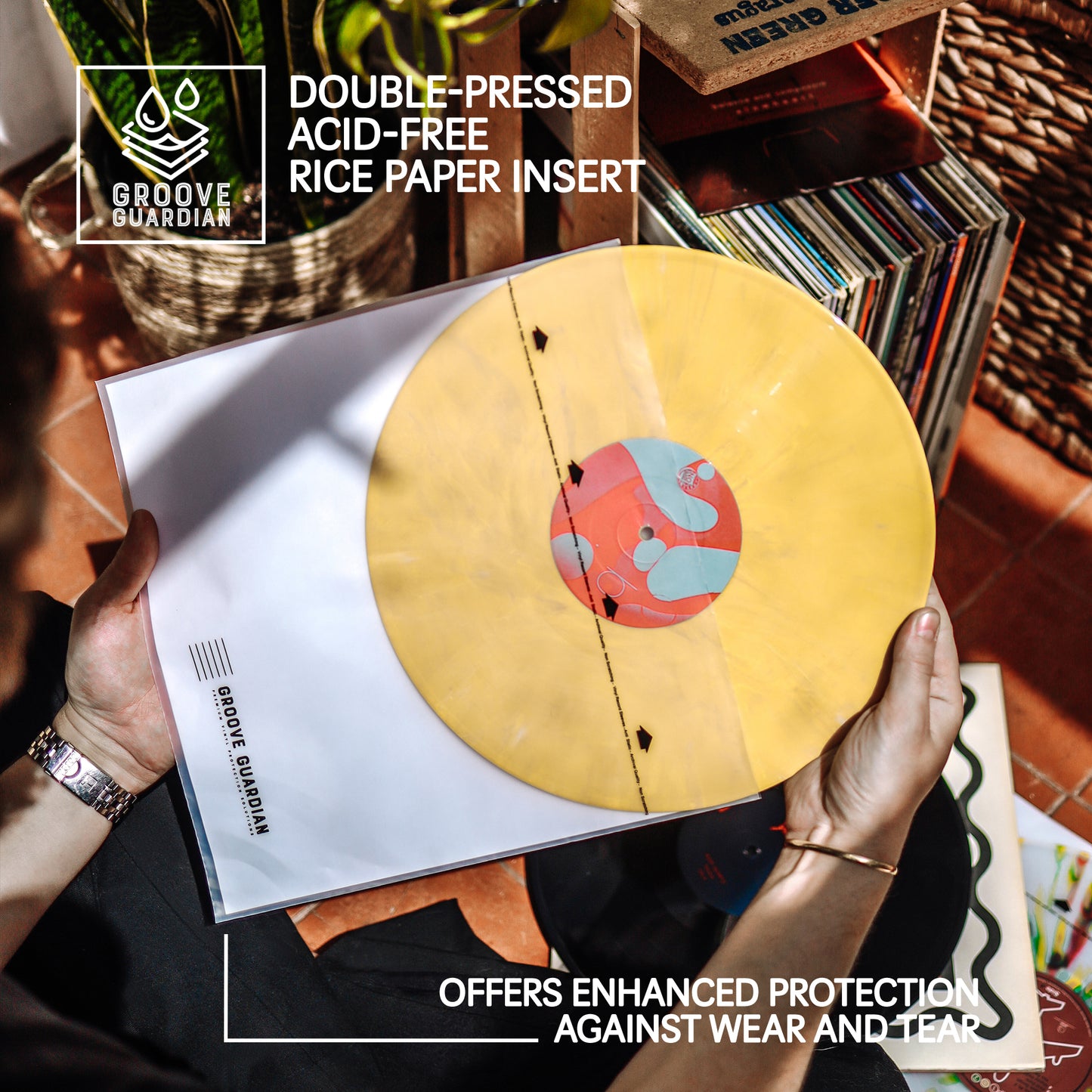 Premium 12" LP Inner Record Sleeves - Groove Guardian