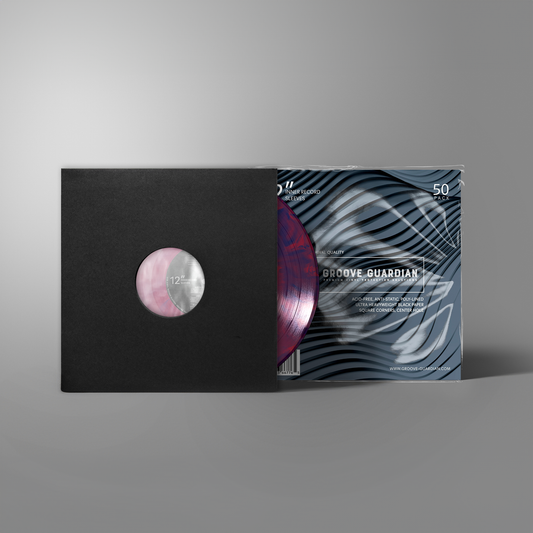 Black Poly-Lined Paper Record Sleeves